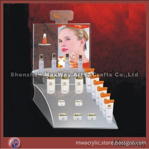 Frosted Plexiglass Cosmetic Dispaly Stand